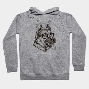 Smart German Shepherd Dog Hoodie